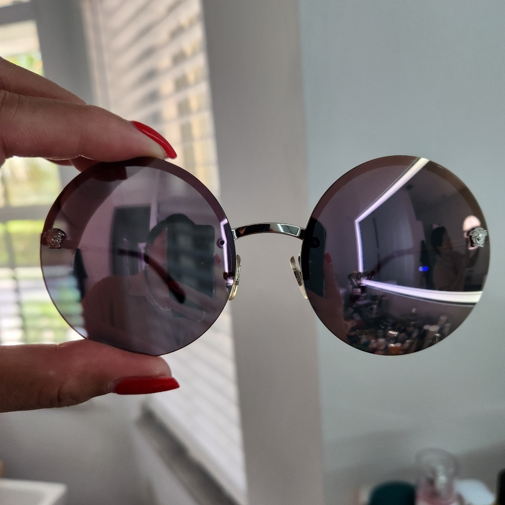 Versace reflective sunglasses